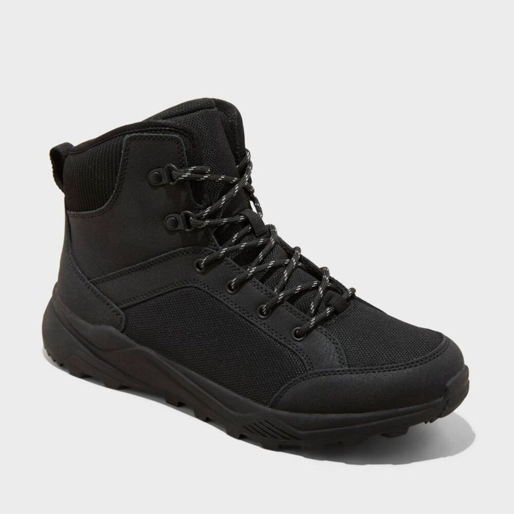 All In Motion - Men's Doran Winter Hiker Boots - All In Motion Bla Black
